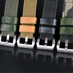 VAGENARI Handmade Cotton Canvas Strap for Panerai 40/42/44/47mm