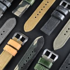 VAGENARI Handmade Cotton Canvas Strap for Panerai 40/42/44/47mm
