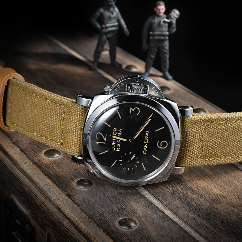 VAGENARI Handmade Cotton Canvas Strap for Panerai 40/42/44/47mm