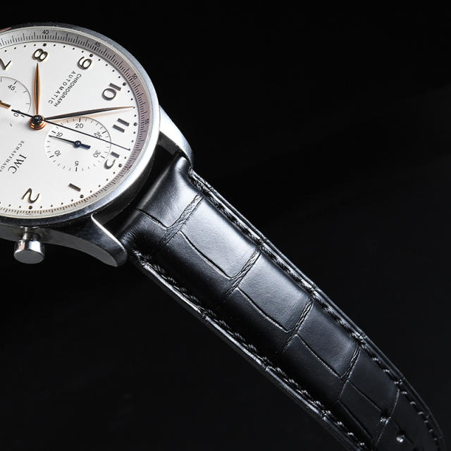 Alligator strap for IWC Portugieser Chronograph 41mm