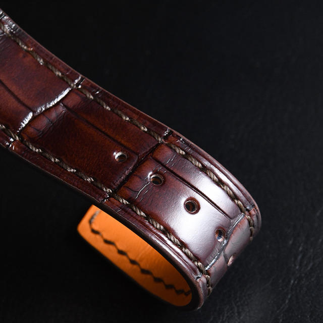 Alligator strap for IWC Pilot IW324005 36mm