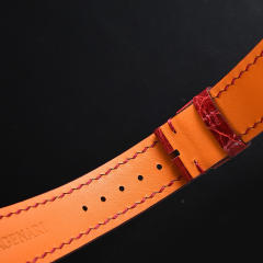 Alligator strap for IWC Portofino Moon Phase 37mm