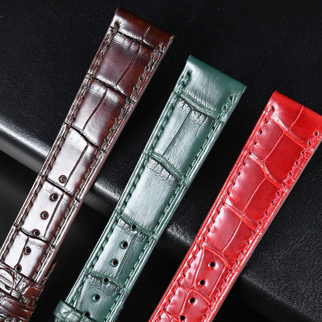 Alligator strap for IWC Portofino Moon Phase 37mm