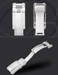 【Oysterflex Rubber Strap + Endlinks】 for Rolex GMT 1267** with Endlink（Can't use Jubilee five-piece bracelet clasp）