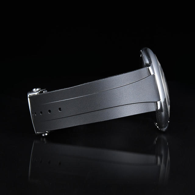 Rubber strap for Cartier Ballon Bleu 42mm
