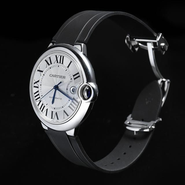 Rubber strap for Cartier Ballon Bleu 42mm