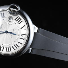 Rubber strap for Cartier Ballon Bleu 42mm