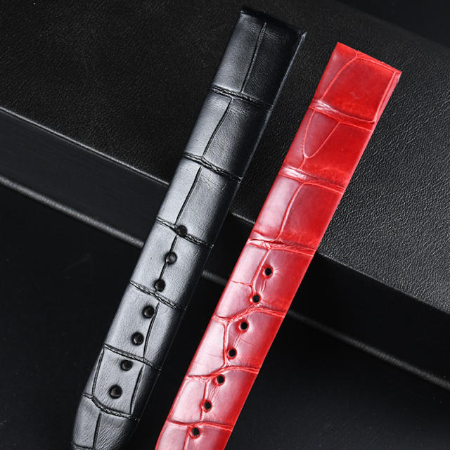 Alligator strap For Reine de Naples 33mm 8928BR