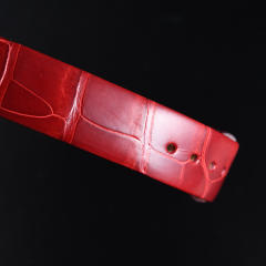 Alligator strap For Reine de Naples 33mm 8928BR