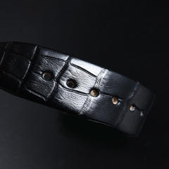 Alligator strap For Reine de Naples 36mm ref.8918.8908.8939BB.