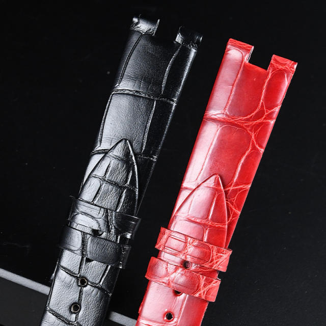Alligator strap For Reine de Naples 36mm ref.8918.8908.8939BB.