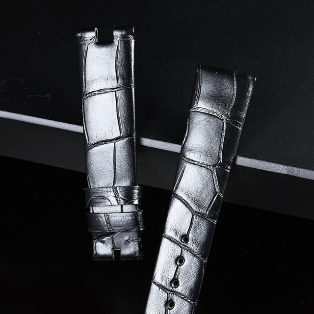 Alligator strap For Reine de Naples 36mm ref.8918.8908.8939BB.