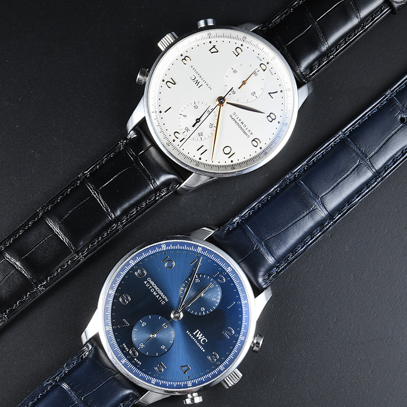 Alligator strap for IWC Portugieser Chronograph 41mm