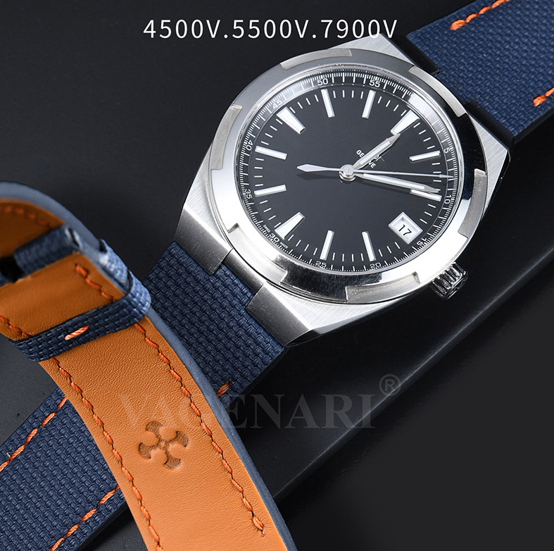 Vagenari Rubber/Leather strap For Overseas 4500V.5500V.7900V