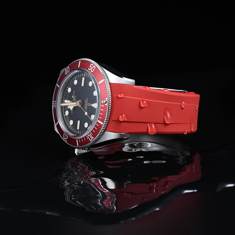 Rubber strap for Tudor New Black Bay 41mm M7941A1AORU