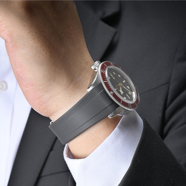 Rubber strap for Tudor New Black Bay 41mm M7941A1AORU