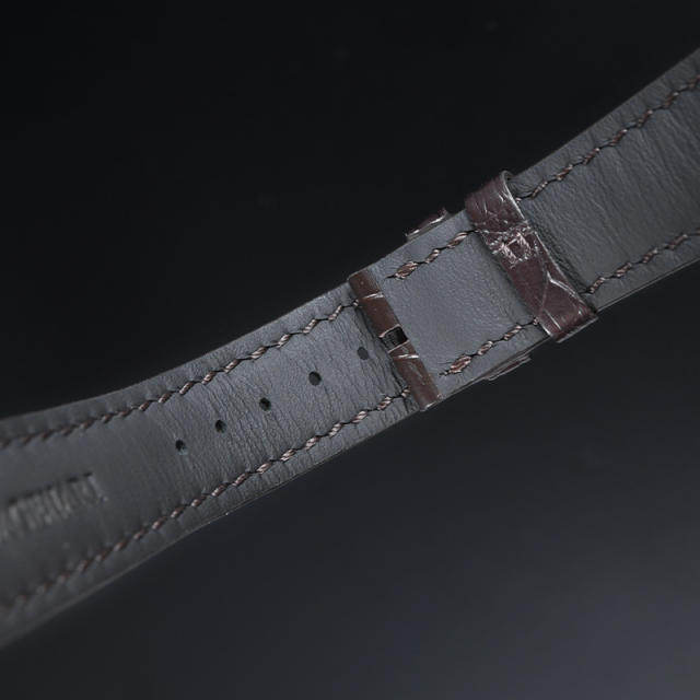 Alligator strap For Blancpain Villeret 38mm 6057