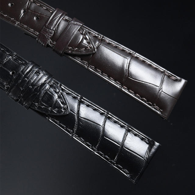 Alligator strap For Blancpain Villeret 38mm 6224