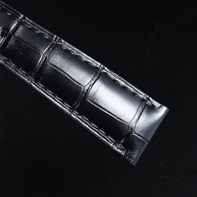 Alligator strap For Blancpain Villeret 38mm 6057
