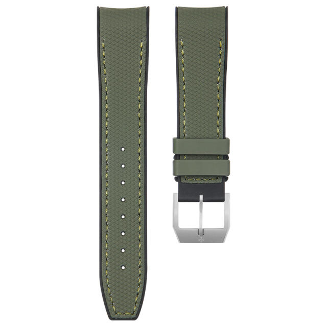 Rubber Strap For IWC Pilot Mark XVIII 40mm