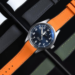 Rubber Strap For IWC Pilot Mark XVIII 40mm