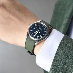Rubber Strap For IWC Pilot Mark XVIII 40mm