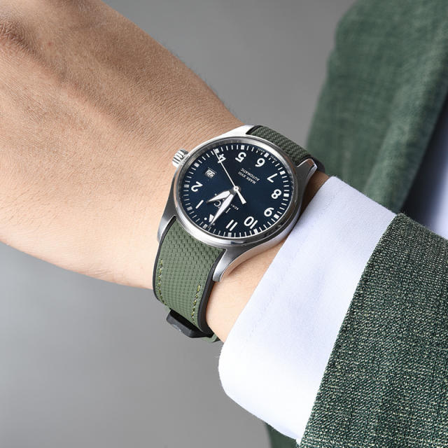 Rubber Strap For IWC Pilot Mark XVIII 40mm