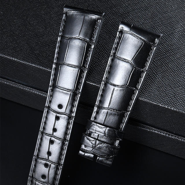 Alligator strap For Blancpain Villeret 40mm 6653 6662