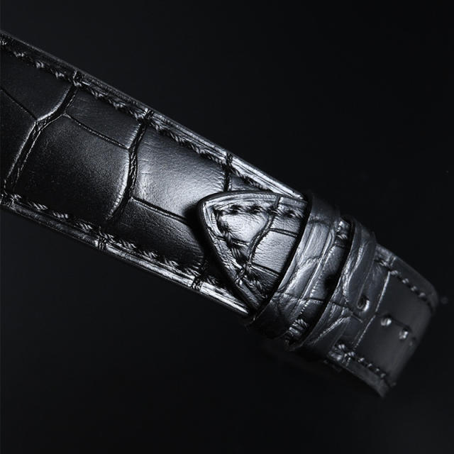 Alligator strap For Blancpain Villeret 40mm 6653 6662