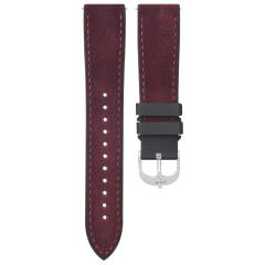 【Quick release spring bar】Rubber Strap For All Watches Premium Italian suede leather Strap and Rubber