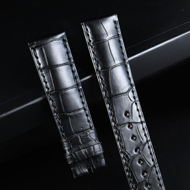 Alligator strap For Omega De Ville 41mm
