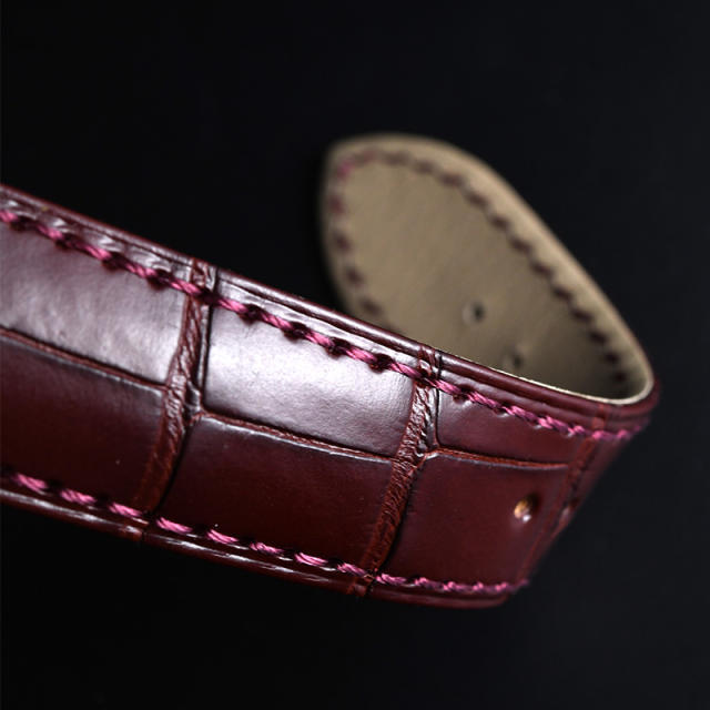 Alligator strap For Omega De Ville 41mm