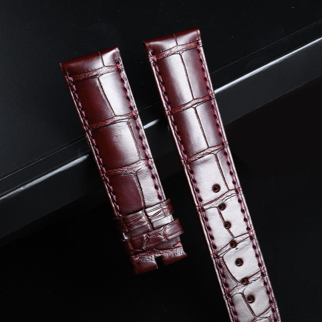 Alligator strap For Omega De Ville 41mm
