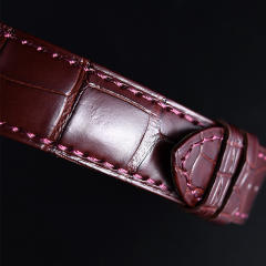 Alligator strap For Omega De Ville 41mm