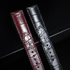 Alligator strap For Omega De Ville 41mm