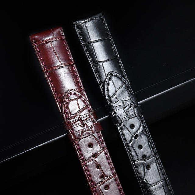 Alligator strap For Omega De Ville 41mm