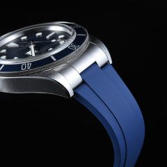 【Endlink+Rubber strap+Folding clasp】Rubber strap for Tudor 1958 steel casing 39mm