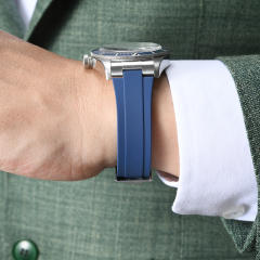 【Endlink+Rubber strap+Folding clasp】Rubber strap for Tudor 1958 steel casing 39mm