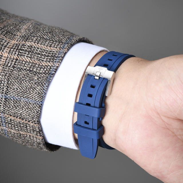【Endlink+Tang Buckle】Rubber strap for Tudor 1958 steel casing 39mm