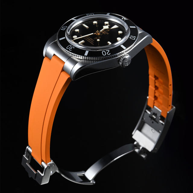 Rubber strap for Tudor Black Bay 54 37mm