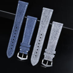 Vagenari Jeans Calfskin Leather Strap For Patek Philippe 19/20/21/22mm