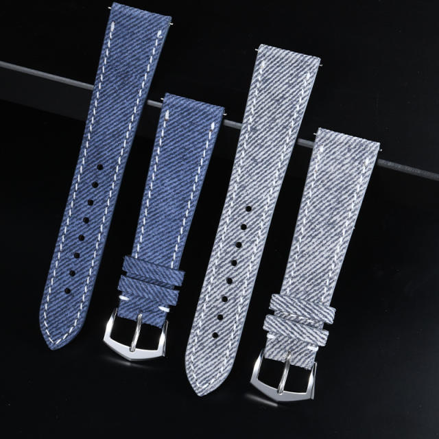 Vagenari Jeans Calfskin Leather Strap For Patek Philippe 19/20/21/22mm