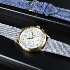 Vagenari Jeans Calfskin Leather Strap For Patek Philippe 19/20/21/22mm