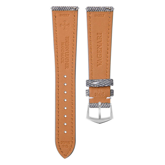Vagenari Jeans Calfskin Leather Strap For Patek Philippe 19/20/21/22mm