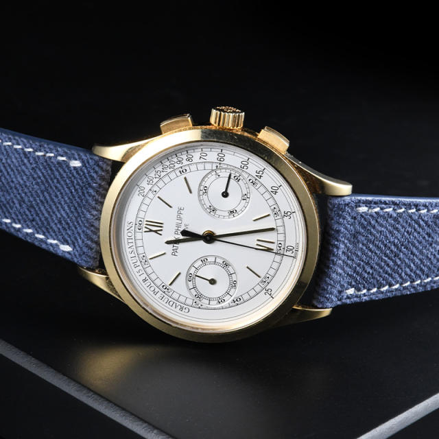 Vagenari Jeans Calfskin Leather Strap For Patek Philippe 19/20/21/22mm