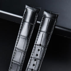 Alligator strap For Omega De Ville 41mm Hour Vision