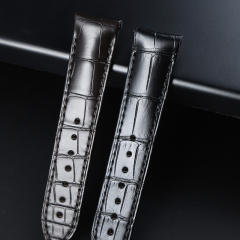 Alligator strap For Omega De Ville 41mm Hour Vision