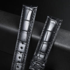Alligator strap For Glashutte 2-39-47-04-02-04