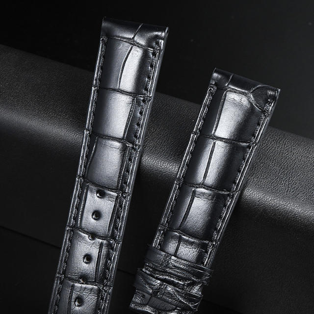 Alligator strap For Glashutte 2-39-47-04-02-04