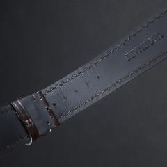Alligator strap For Glashutte 2-39-47-04-02-04